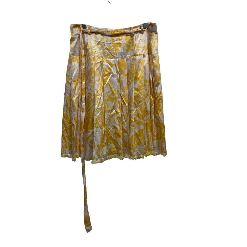 Oscar De La Renta Floral Patterned Skirt